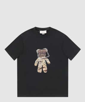 구찌 로고 프린트 반팔