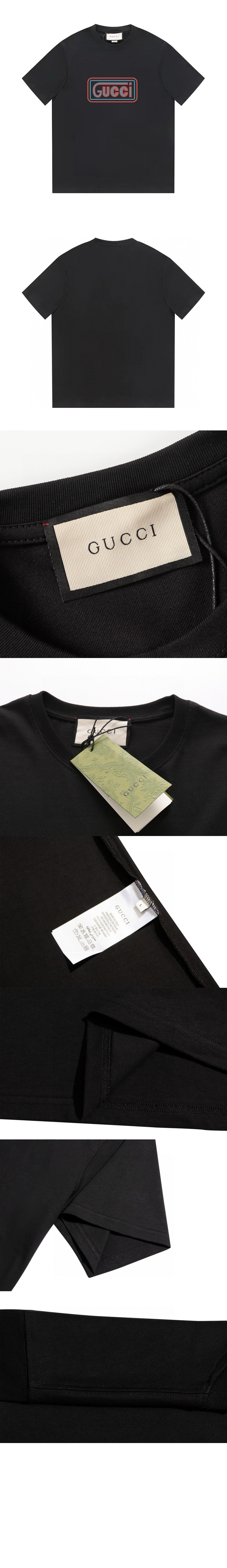 구찌 로고 프린트 반팔