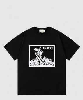 구찌 로고 프린트 반팔