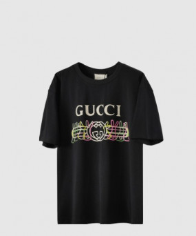 구찌 로고 프린트 반팔