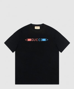 구찌 로고 프린트 반팔