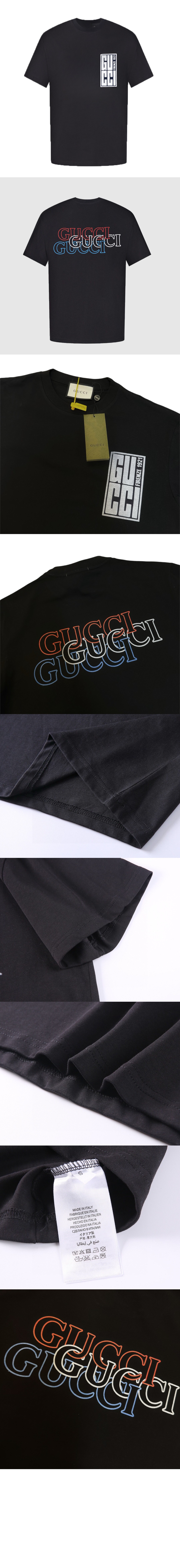 구찌 로고 프린트 반팔