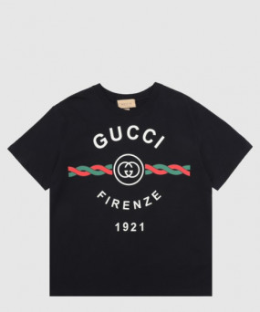 구찌 로고 프린트 반팔