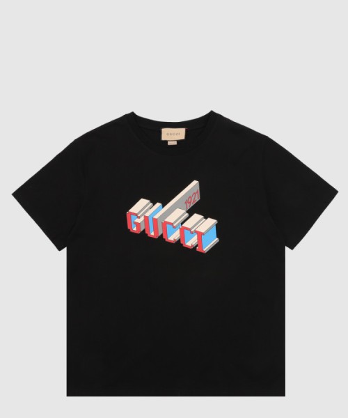 구찌 로고 프린트 반팔