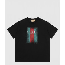 구찌 로고 프린트 반팔