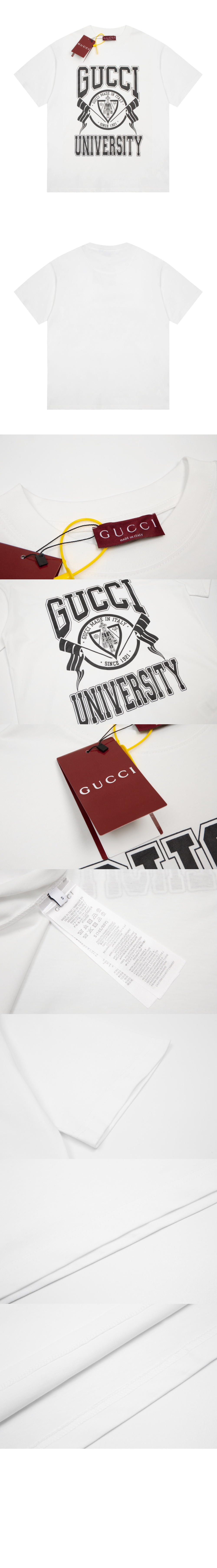 구찌 로고 프린트 반팔