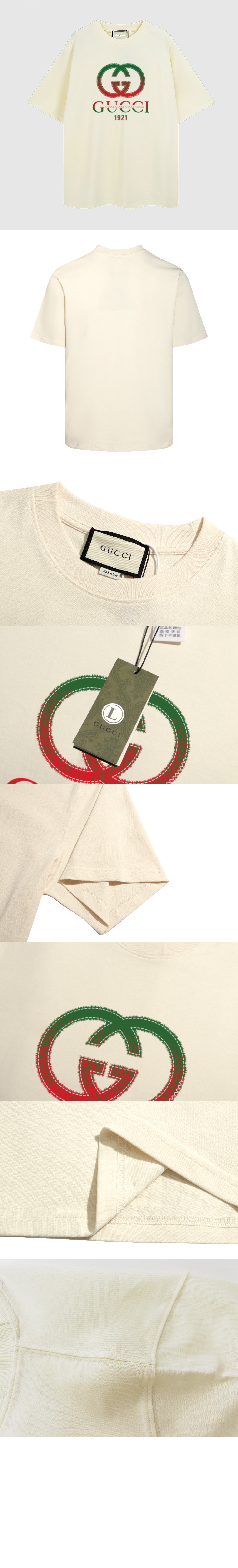 구찌 로고 프린트 반팔