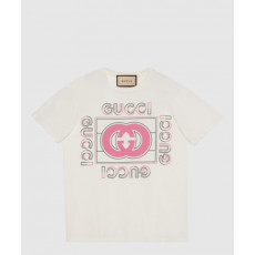 구찌 로고 프린트 반팔