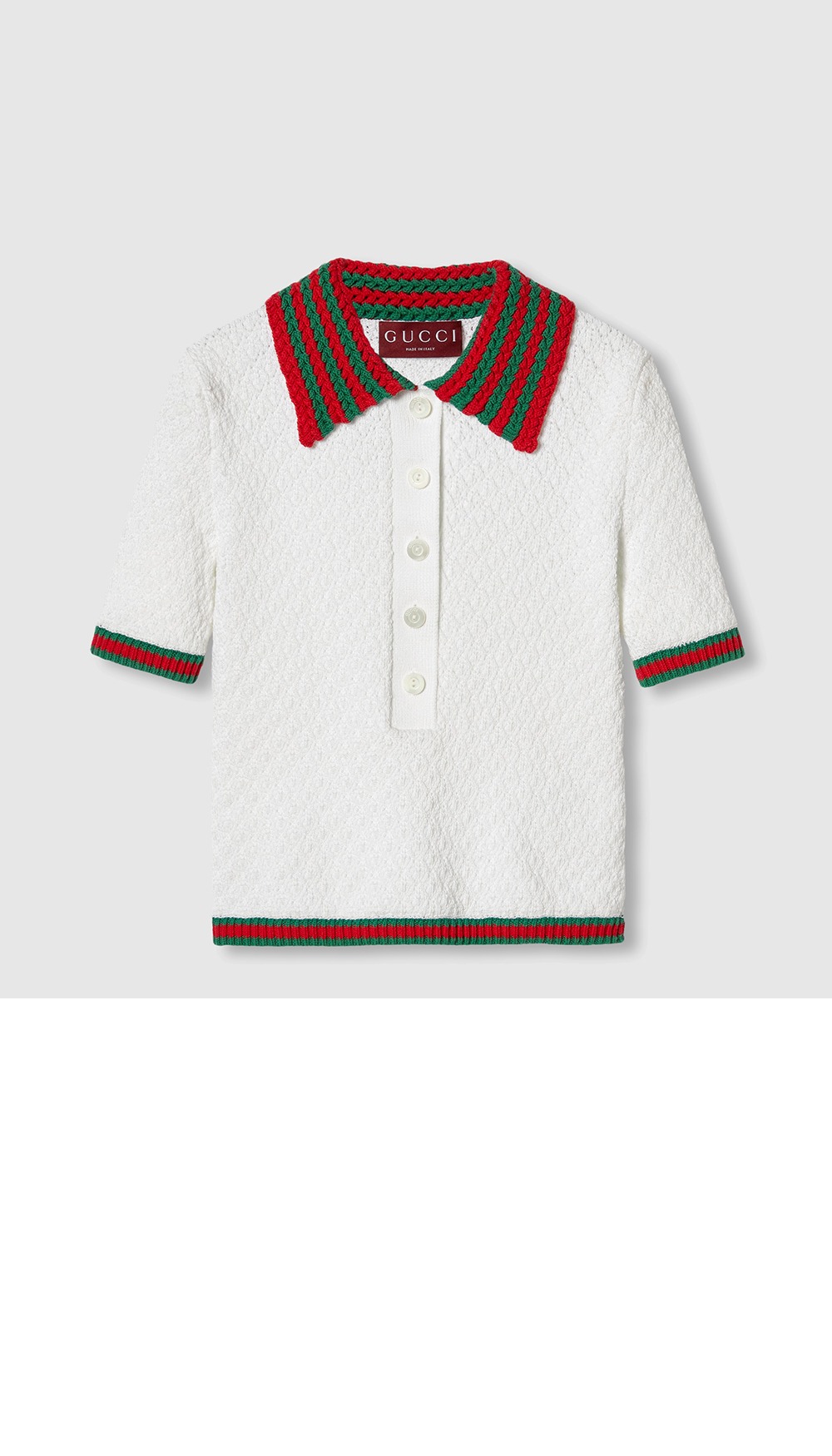 구찌 프린트 니트 톱