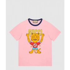 구찌 로고 프린트 반팔