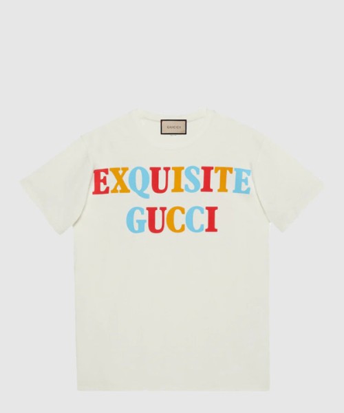 구찌 로고 프린트 반팔