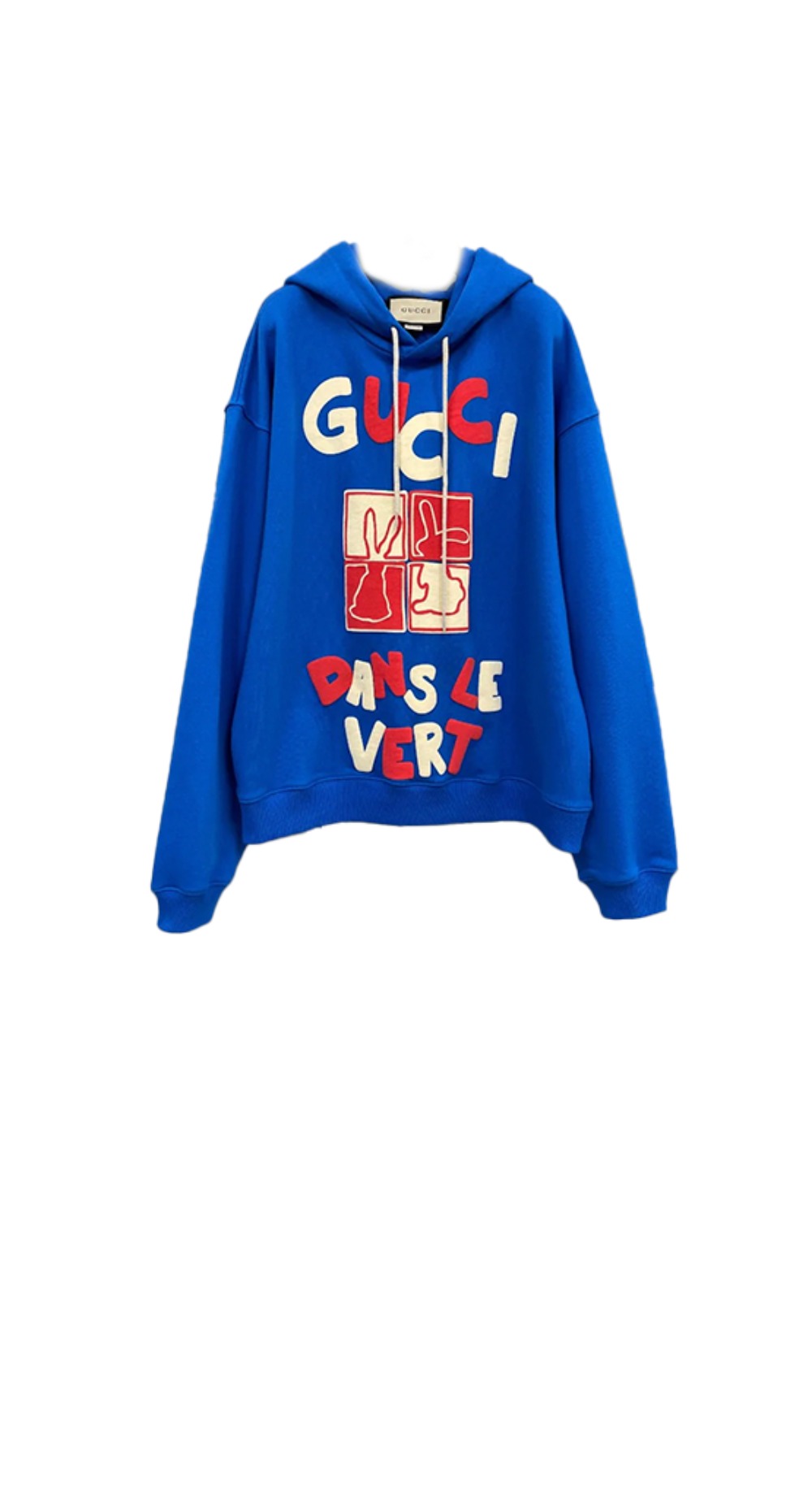 구찌 로고 후드 긴팔