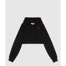 구찌 로고 후드 긴팔