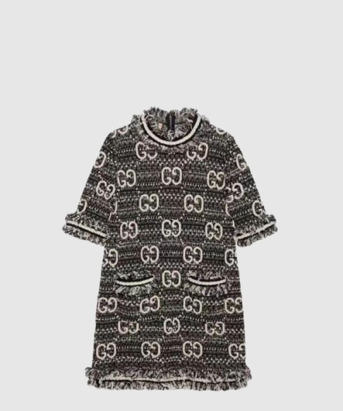 구찌 로고 프린트 원피스