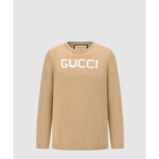 구찌 로고 니트 톱