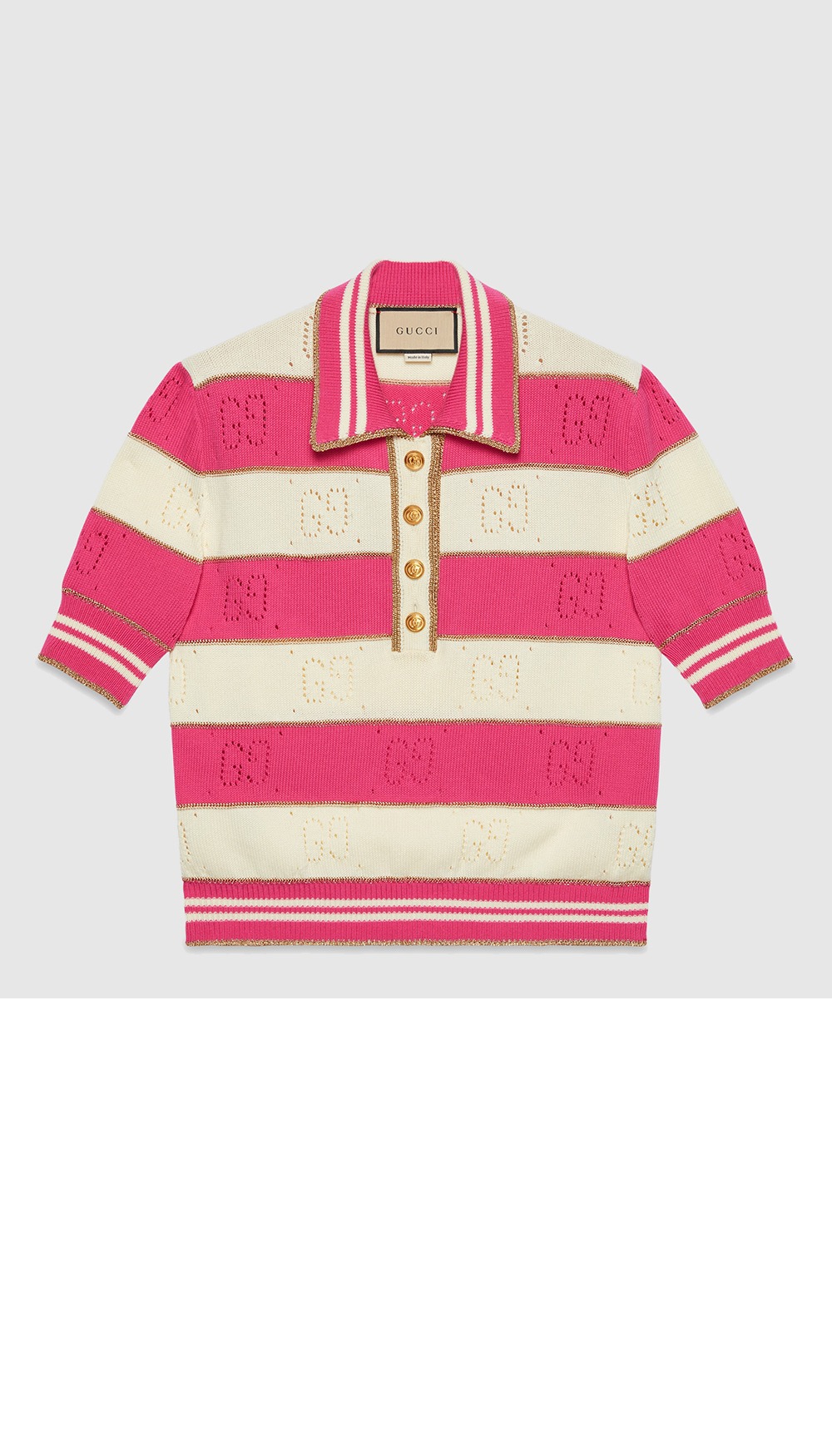 구찌 니트 크롭