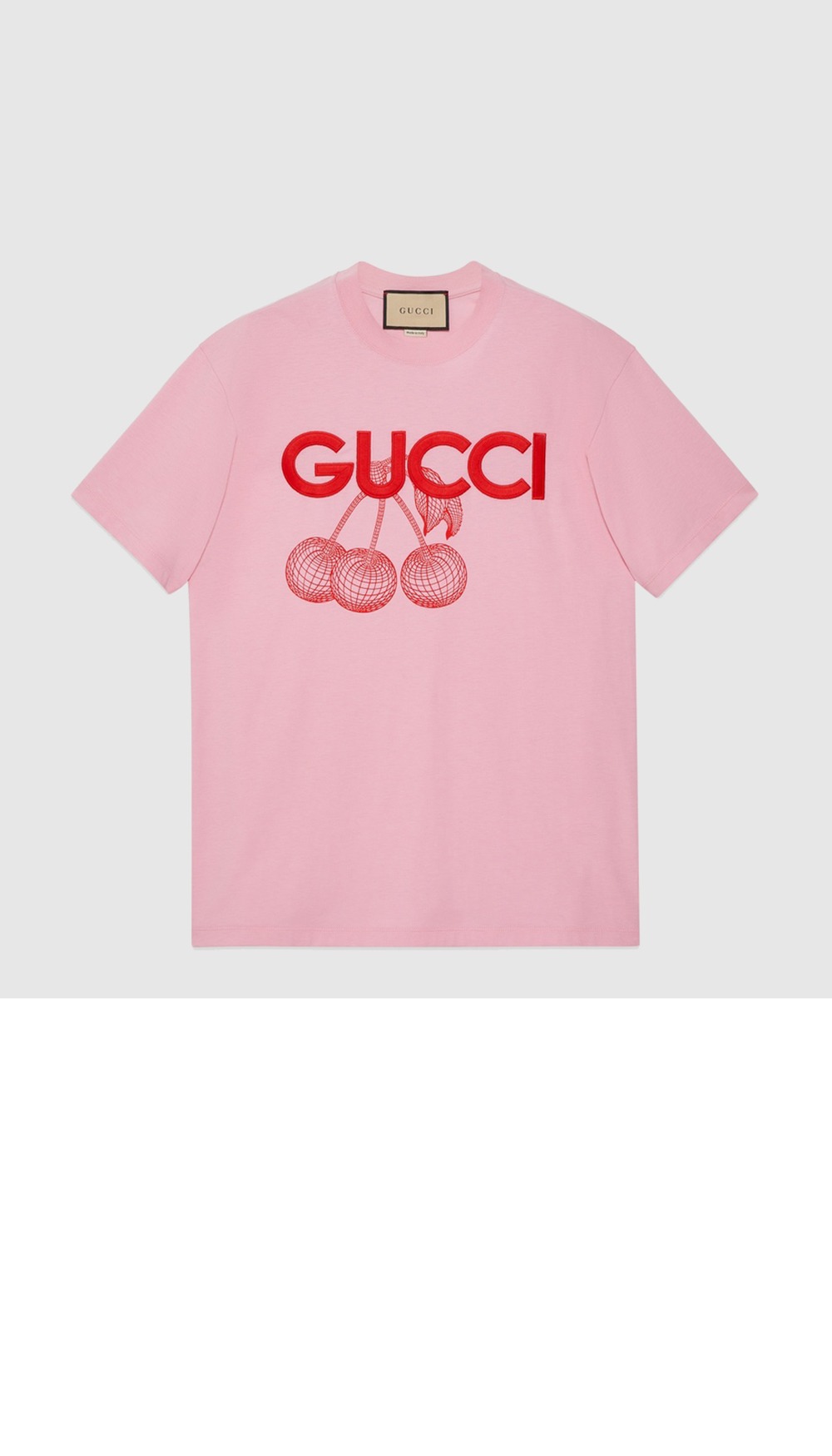 구찌 프린트 면 티셔츠