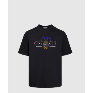 구찌 프린트 면 티셔츠