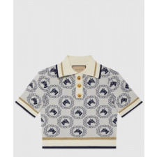 구찌 니트 크롭