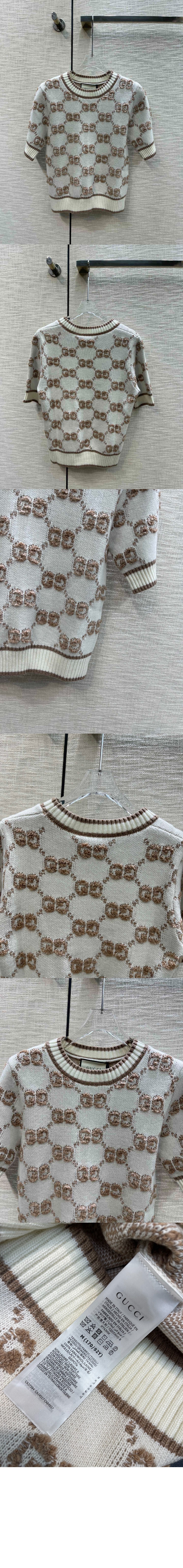 구찌 니트 크롭