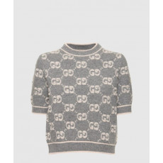 구찌 니트 크롭