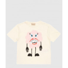 구찌 프린트 면 티셔츠