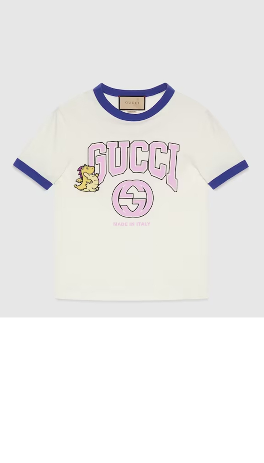 구찌 프린트 면 티셔츠