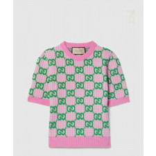 구찌 스웨터 울 자카드