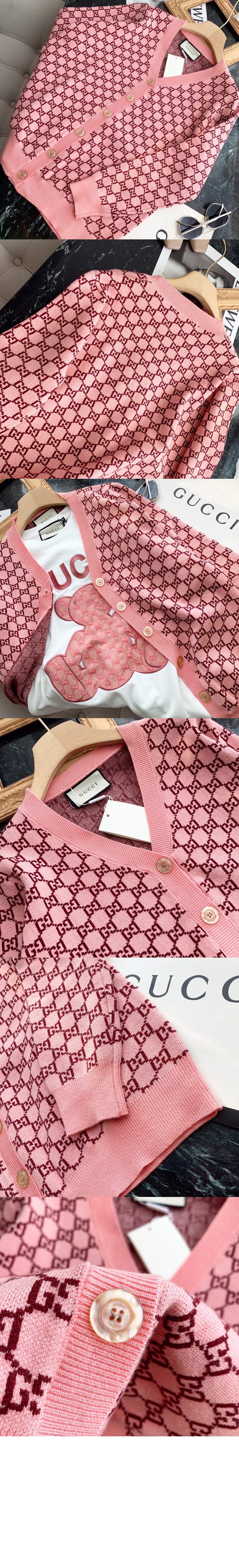 구찌 자카르 니트 카디건