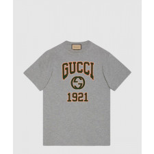 구찌 프린트 면 티셔츠