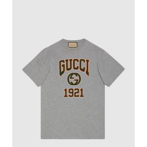 구찌 프린트 면 티셔츠