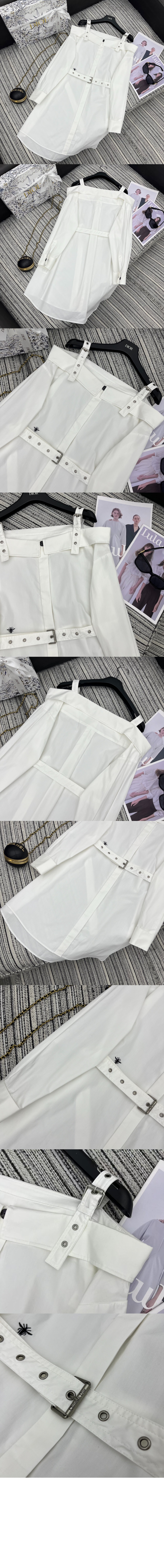 디올 셔츠 드레스