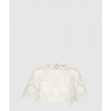 디올 크롭 반소매 탑