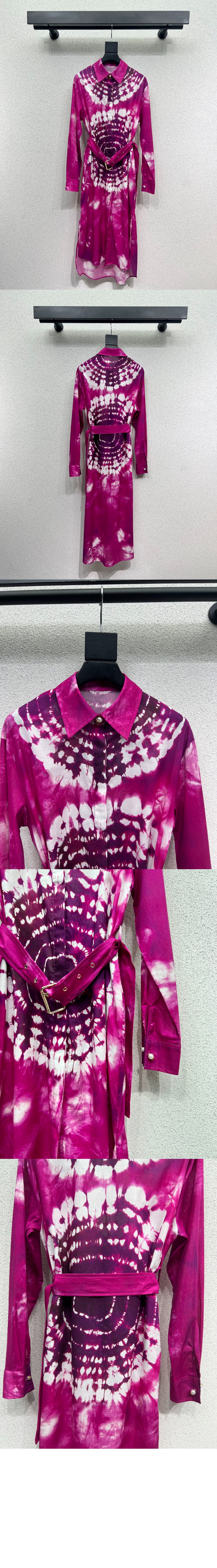 디올 벨트 셔츠 드레스