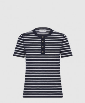 디올 마리니에르 반소매 탑