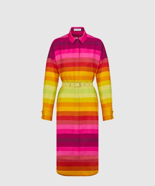 디올 벨트 셔츠 드레스