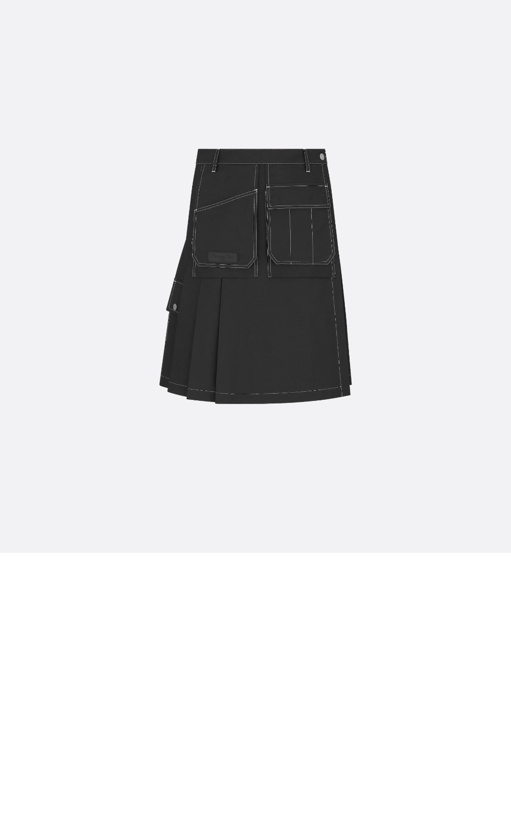 디올 플리츠 랩스커트