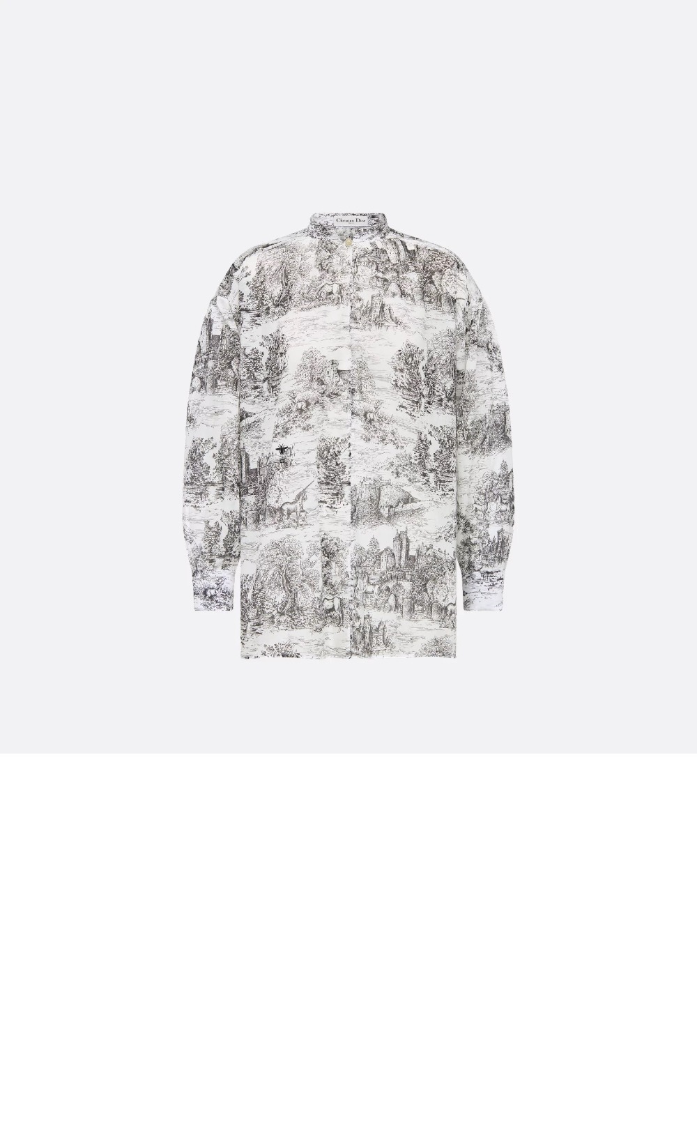 디올 롱 블라우스