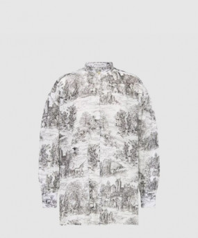 디올 롱 블라우스