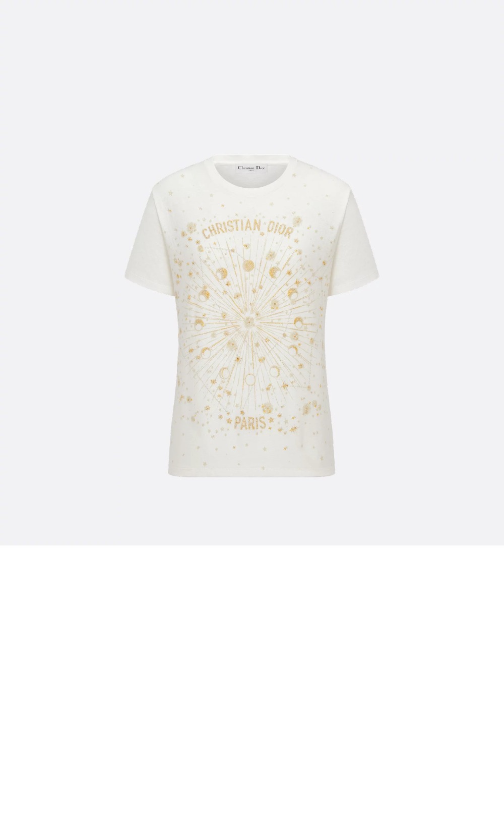 디올 자수 티셔츠