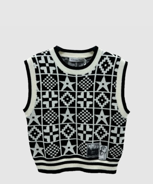 디올 크롭 스웨터 베스트