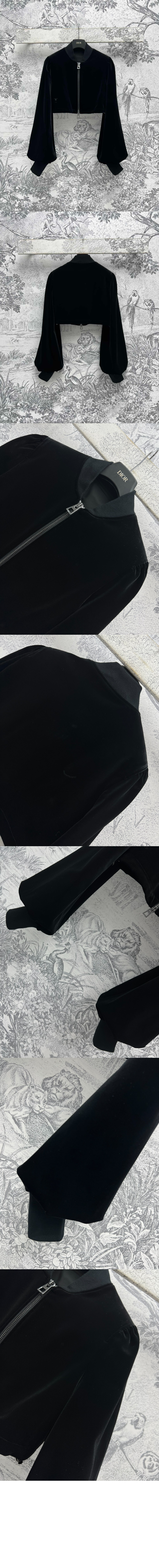 디올 크롭 봄버 재킷