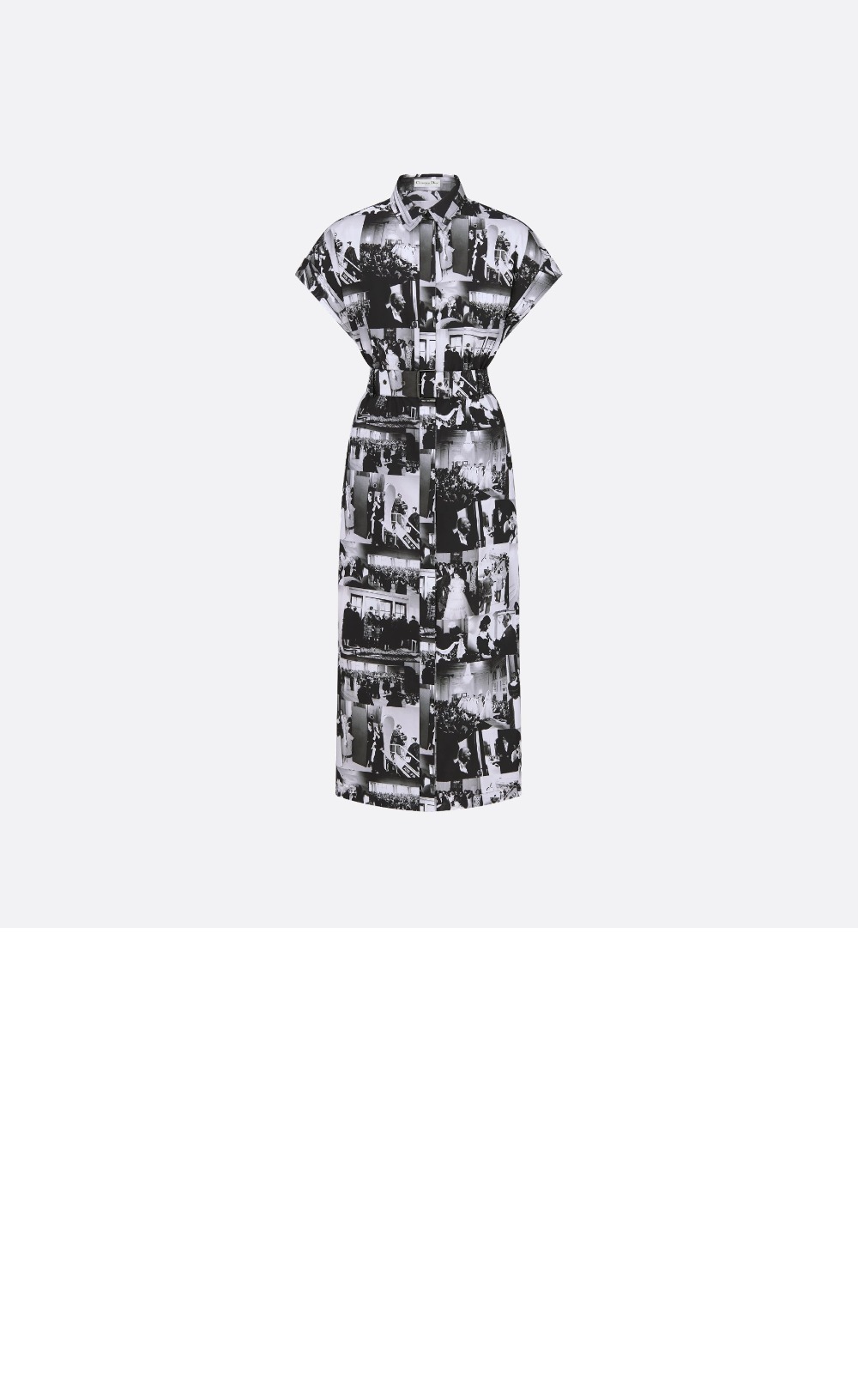 디올 미디 셔츠 드레스