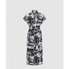 디올 미디 셔츠 드레스