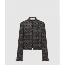 디올 매크로까나쥬 크롭 재킷