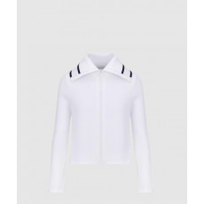 디올 리비에라 스탠드 칼라 크롭 자켓