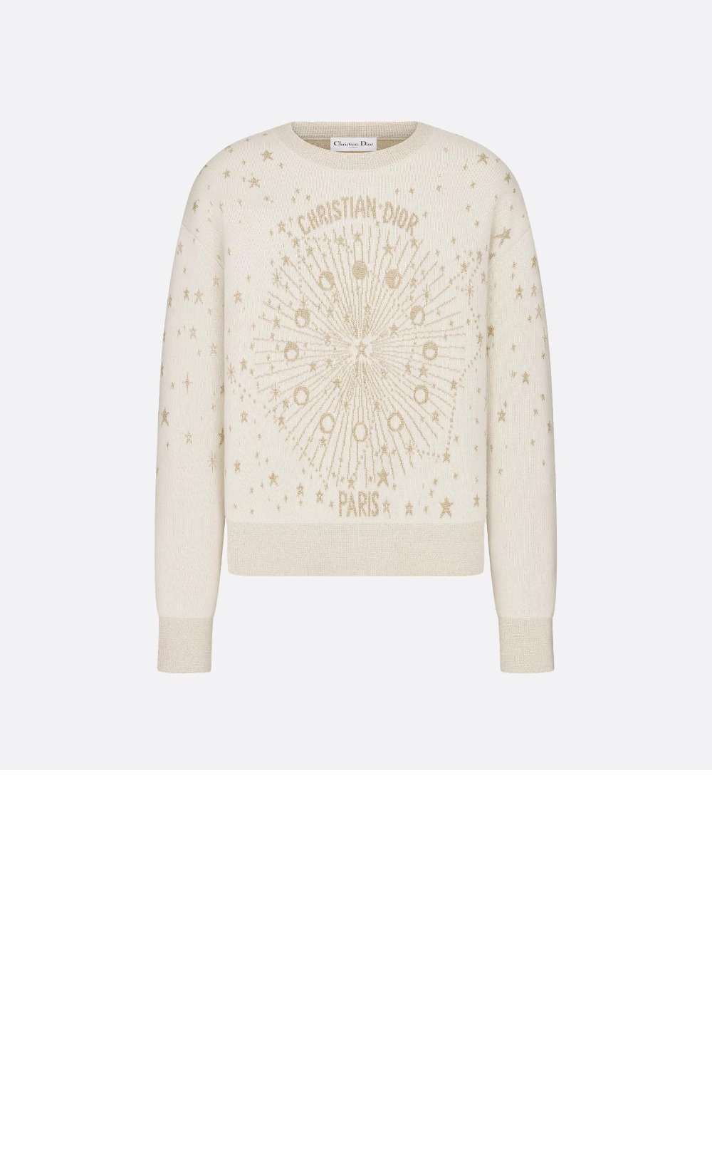 디올 자수 스웨터