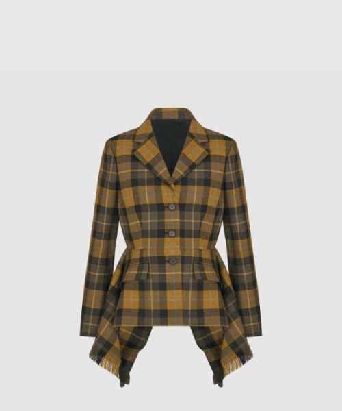 디올 피티드 재킷