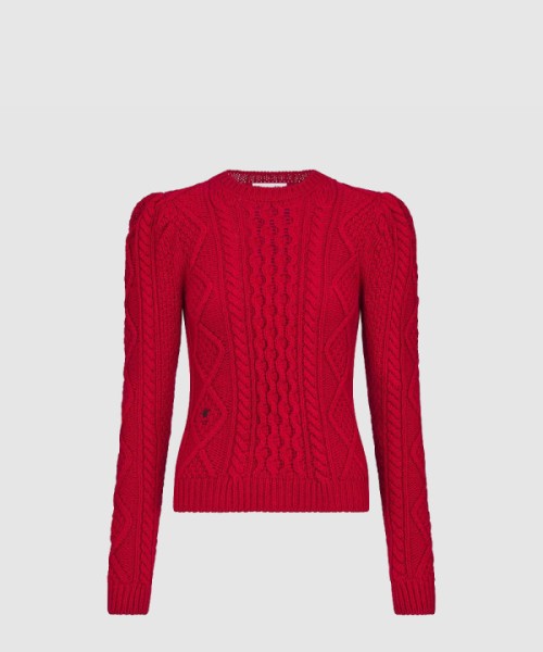 디올 피티드 스웨터