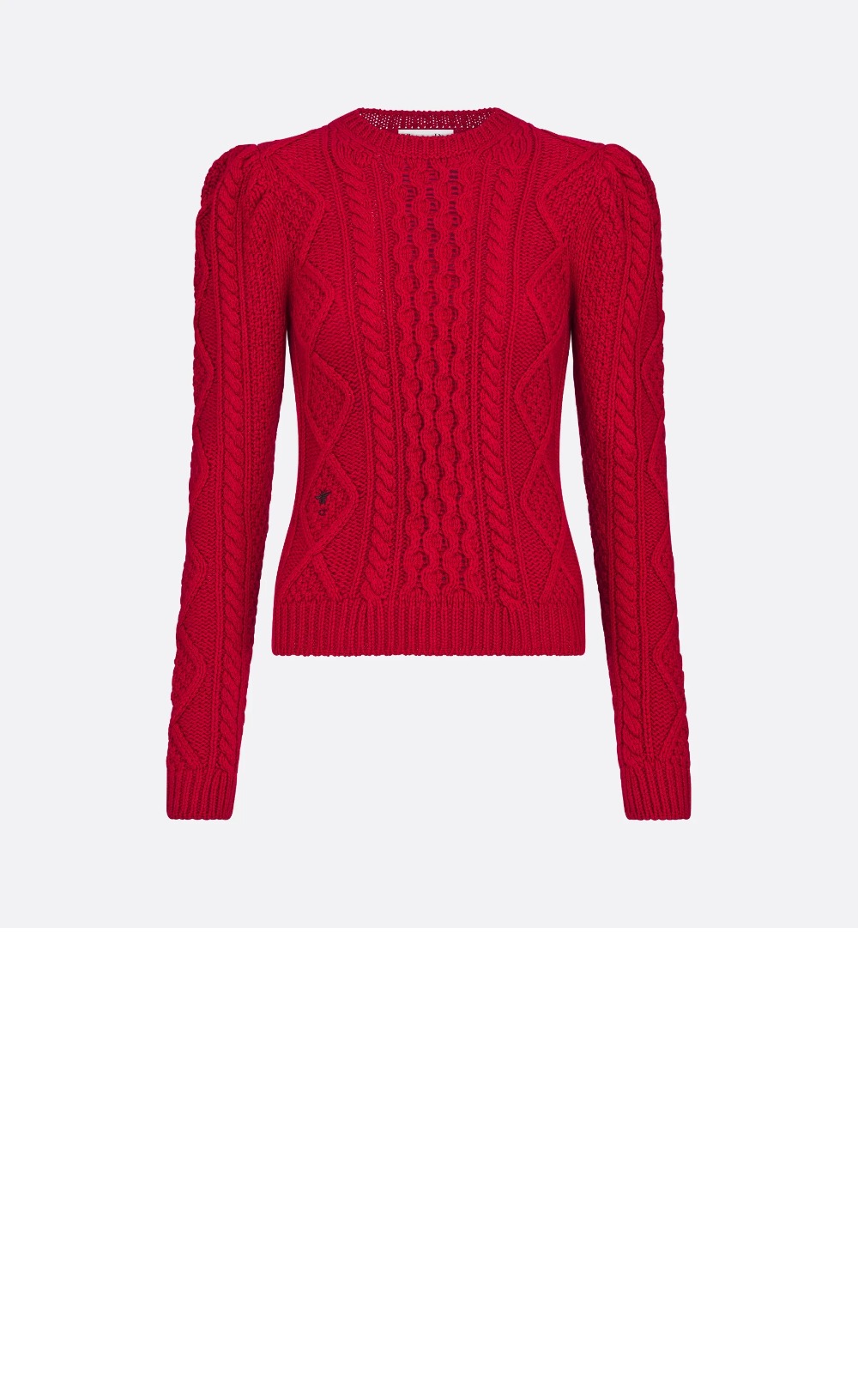 디올 피티드 스웨터